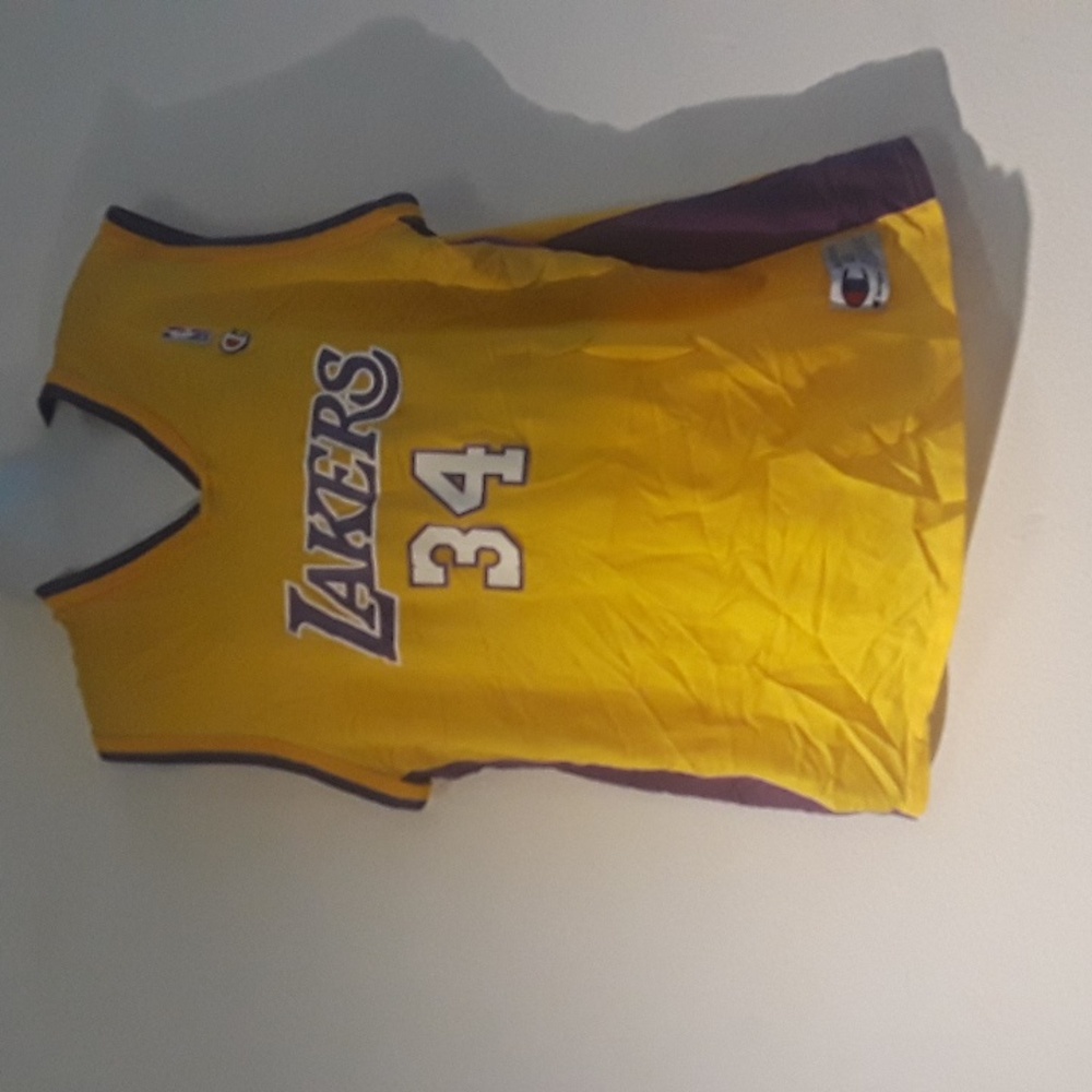 *C10 - VINTAGE O'NEAL SZ. XL LAKERS BASKETBALL JERSEY TANK